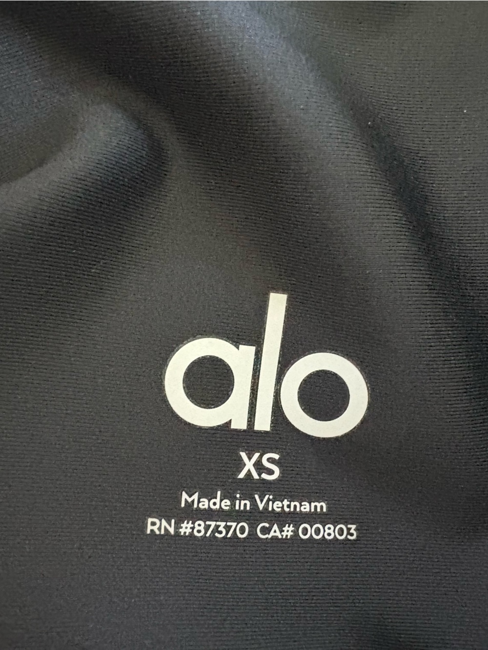 Alo Airlift Black Full LengthLeggings XS - Picture 5 of 5